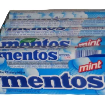 Mentos Stick (14 Count Box) Mint Candy  (14 x 29 g) Chewy Dagrees Candy Rol  - Imported Product