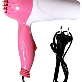 Foldable Hair For Girls Dryer for Professional Women Men girls Nova NV- 1290 1000 W Electric Foldable 2 Speed Control Hair Dryer With Box (Blue) - Image 3