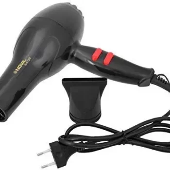 Nova NV-6130 Hair Dryer for Silky Shine Hair 1800 W Hot and Cold Foldable (Black) Color