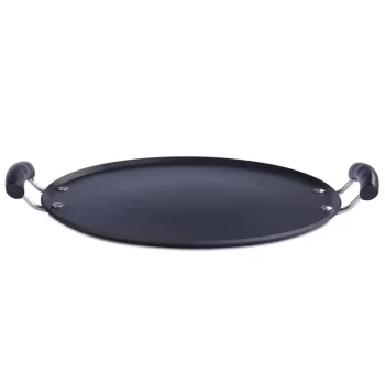 Leenex Non-Stick Aluminium Tawa for Dosa, Pathiri, Chapati, Roti, Parotta (Round - 34.5 cm)