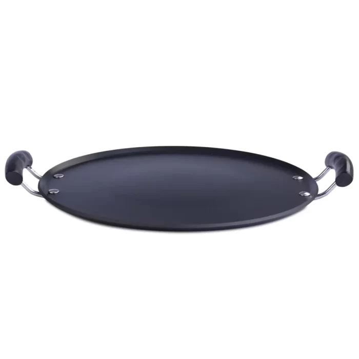 Leenex Non-Stick Aluminium Tawa for Dosa, Pathiri, Chapati, Roti, Parotta (Round - 34.5 cm)