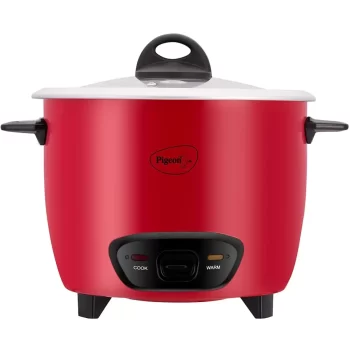 PIGEON STYLO DOUBLE POT 1.8 LTR ELECTRIC RICE COOKER/STAINLESS STEEL INNER POT/WITH KEEP WARM FEATURE / 1 YEAR WARRANTY ( 700 WATTS)
