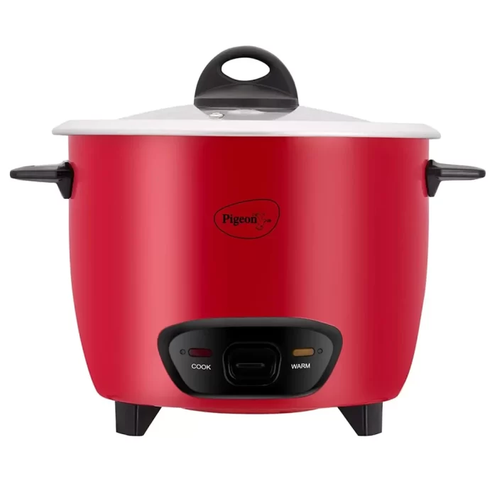 PIGEON STYLO DOUBLE POT 1.8 LTR ELECTRIC RICE COOKER/STAINLESS STEEL INNER POT/WITH KEEP WARM FEATURE / 1 YEAR WARRANTY ( 700 WATTS)