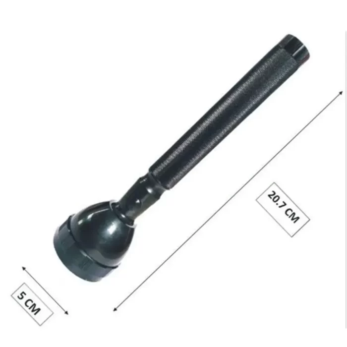 JY 8990 Rechargeable LED Flashlight Torch with Long Lasting Battery Performance & 500 mtr Long Range - Image 3