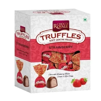 Choco Royale Truffles Strawberry ( 2 KG ) - Imported Chocolates