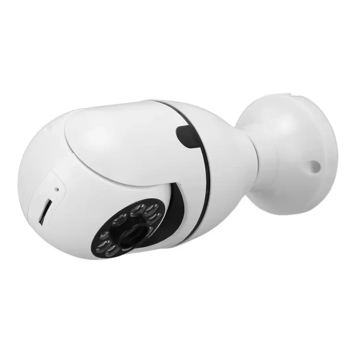 Light Bulb Security Camera, 1080P HD 360° Rotation Panoramic WiFi Camera, 2 Way Talk Color Night Vision Motion Detection Home Surveillance Cameras System with MIC and Speaker, Siren Alarm, E27 Socket - Image 4