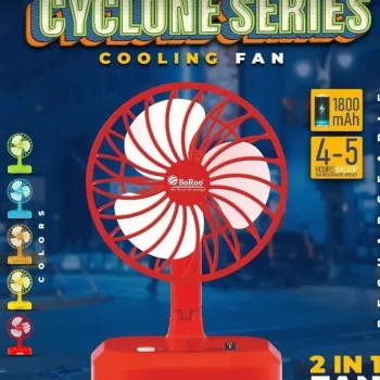 Cheapest Rechargeable Mini Fan , SoRoo Rechargeable Table Fan, Portable USB Fan, Table Fan for for Travel, Outdoor, Home, Office, Kitchen, Picnic - Image 2