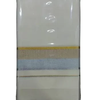 TRADITIONAL GOLDEN-KASAVU COLOR MUNDU/DHOTIES - 100% HANDLOOM COTTON ( DOUBLE DHOTI)
