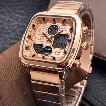 FS 5889 Rose Gold Analog - Digital Watch