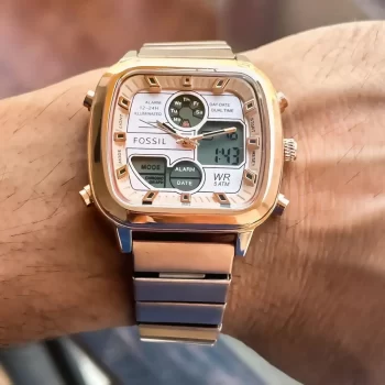 FS 5889 Rose Gold Analog - Digital Watch - Image 3