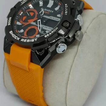 G Shock Watches - Stylish Swiss Analog-Digital Watch - LF Yellow - Image 2