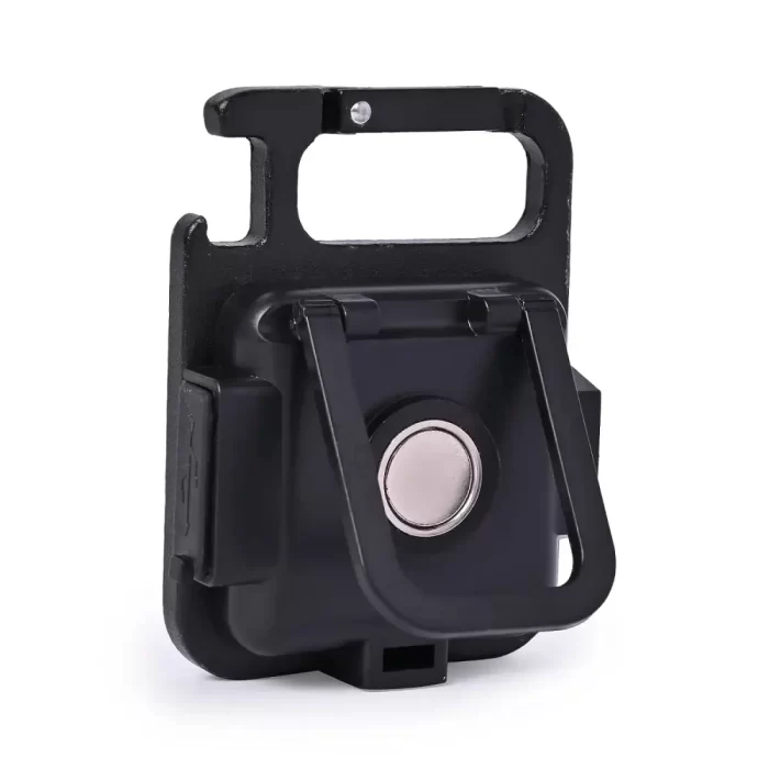 2000 Lumens LED COB Key Chain Flashlights Small Water Resistant USB Rechargeable Magnetic Work Light 3 Light Modes Portable Mini Light with Folding Bracket for Walking Camping Car Repairing Square - Image 3