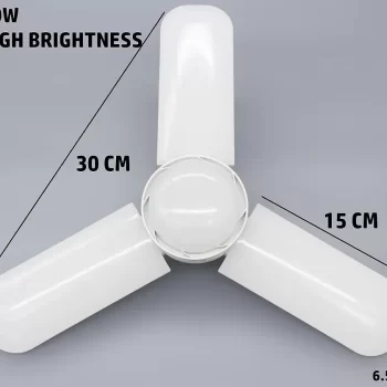 RL 8503 40 W Large Size Cool Day White Decorative Foldable LED Bulb | Mini Fan Blade LED Bulb - Pack of 1 - Image 4