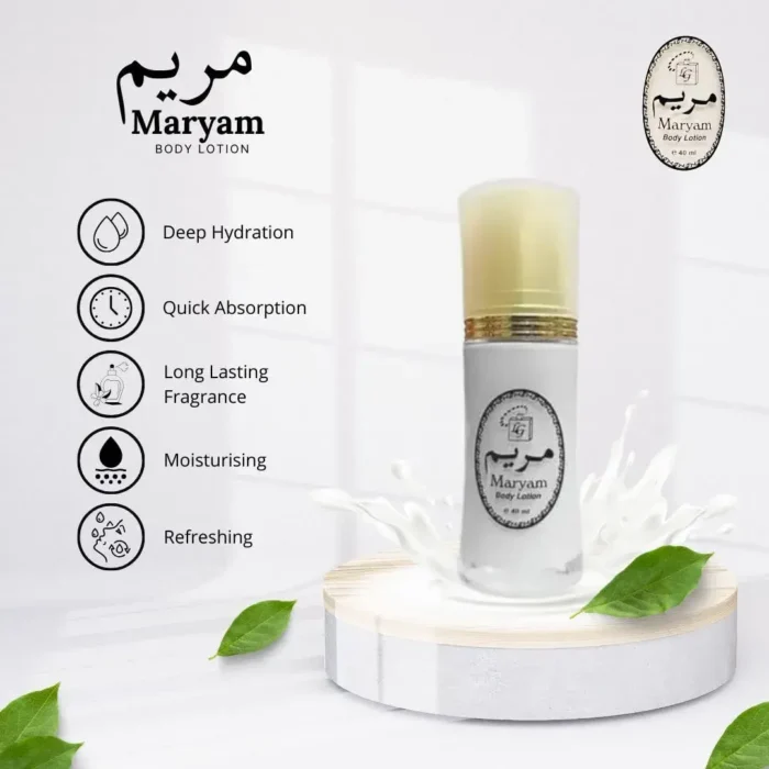 Maryam Body Lotion (Imported From U.A.E)-40ml - Image 4