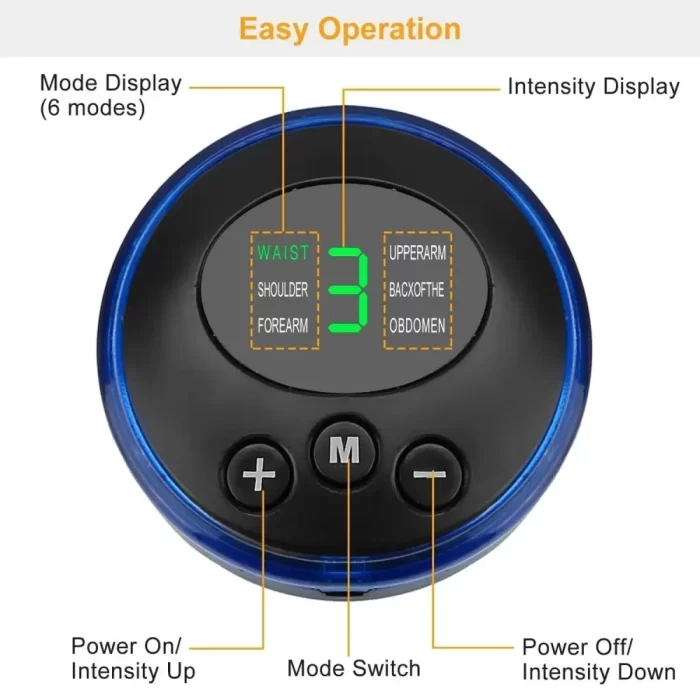 Foot Massager Pain Relief,Electric EMS Massage Machine Mat,Rechargeable Portable Folding Automatic with 8 Mode/19 Intensity for Legs,Body,Hand Device for Men and Women - Image 2