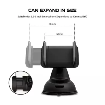 Car Cradle for Dashboard & Windshield Mobile Holder - Image 6
