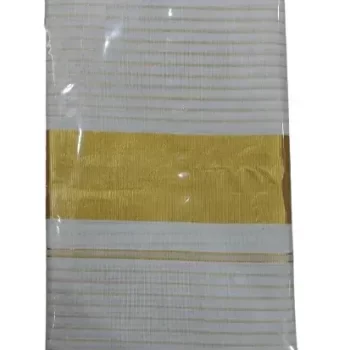 Women's Kerala Traditional Tissue Saree with Mural Print