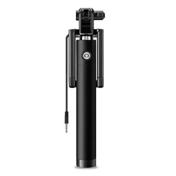 Wired Mini Selfie Stick with Button Wired Silicone Handle Monopod Universal for All Smartphone Selfie Sticks(Multicolour)