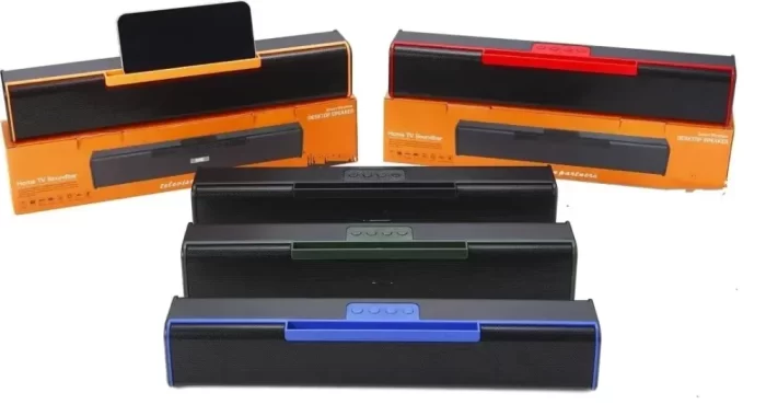 Portable Home TV SOUNDBAR Dynamic Thunder Sound 2400mAh Battery 10 W Bluetooth Soundbar M426SP (Multi Colour) - 1 No - Image 2