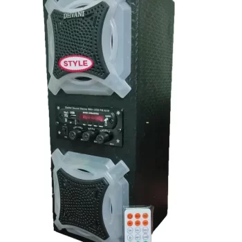 Tower Speaker 25 W Bluetooth Tower Speaker  (Black, Stereo Channel)