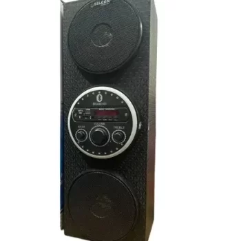Tower Speaker Bluetooth Double Speaker  (Black, Stereo Channel) Multimedia MP3 Player