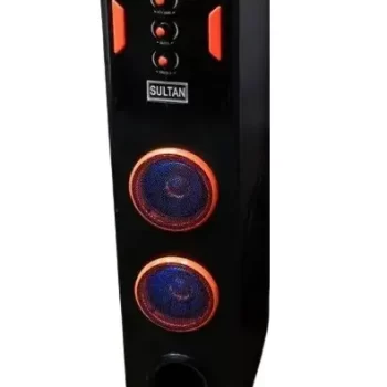 Tower Speaker Bluetooth Double Speaker  (Black, Stereo Channel) Multimedia MP3 Player