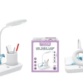 S 978 LED TABLE LAMP, MULTI FUNCTINAL PEN HOLDER, 4 IN 1 TOUCH DIMMER LIGHTS - Image 2