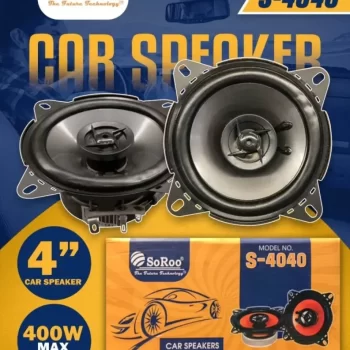 Car Speakers SoRoo 4 Inch round 400W Car Speakers 2-Way Full Ranges Frequency Automobile Music Speaker - Image 2