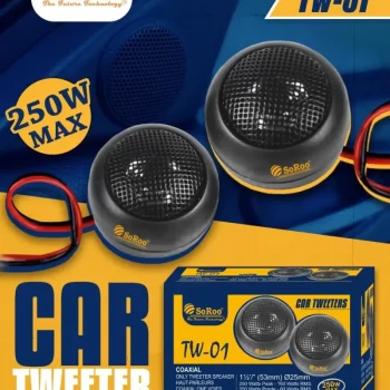 SoRoo 250W MAX Tweeter Car Speaker  (250 W) - Image 2