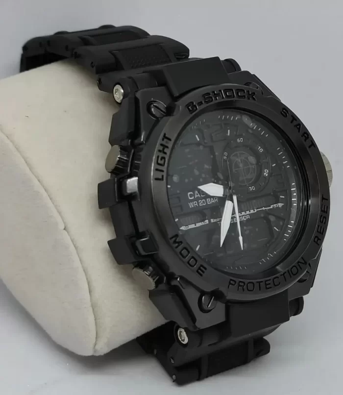 GShock Casio Watches - G Shock WR 20 BAR Stylish Analog-Digital Watch WR Black for Men - Image 2