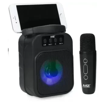 KARAOKE SPEAKER- MZ M53VP (PORTABLE BLUETOOTH KARAOKE SPEAKER) Wireless MIC with voice changer/USB 6 W Bluetooth Speaker  (Multicolor, Stereo Channel) - Image 2