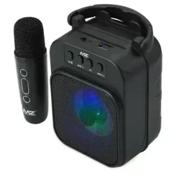 KARAOKE SPEAKER- MZ M53VP (PORTABLE BLUETOOTH KARAOKE SPEAKER) Wireless MIC with voice changer/USB 6 W Bluetooth Speaker  (Multicolor, Stereo Channel) - Image 3