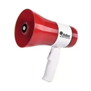 SoRoo Loud 3.0 100 W Megaphone - (Handheld Rechargeable Megaphone), Bluetooth/Dog Sound In-build  & Siren Outdoor, Indoor PA System (100 W) with 6 hrs Play time