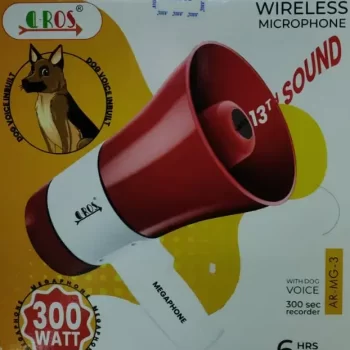 300 W Megaphone - (Handheld Rechargeable Megaphone), Bluetooth/Recording ,Dog Sound In-build  & Siren Outdoor, Indoor PA System (300 W) with 6 hrs Play time - Image 2