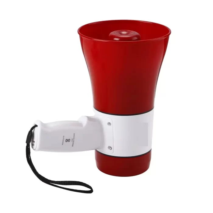300 W Megaphone - (Handheld Rechargeable Megaphone), Bluetooth/Recording ,Dog Sound In-build  & Siren Outdoor, Indoor PA System (300 W) with 6 hrs Play time
