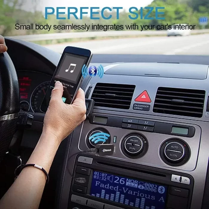Techgadget Wireless USB Bluetooth Music Receiver Adapter for Home Theatre Car Speakers MP3 (N-1215) - Image 3