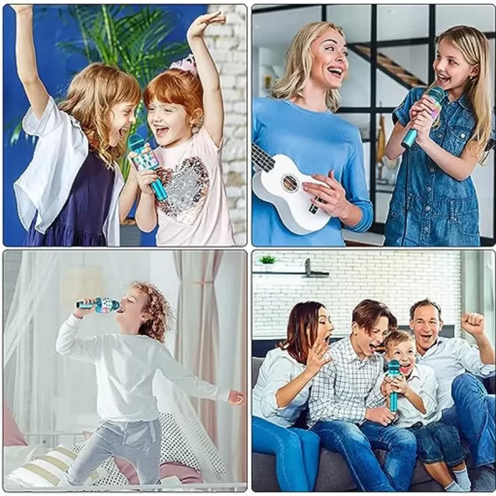 WS-858 Wireless Bluetooth Handheld Microphone Stand Karaoke Mike with Speaker Audio Recording for Cellphone - Image 3
