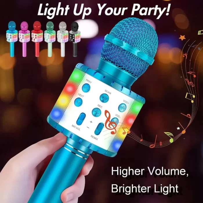 WS-858 Wireless Bluetooth Handheld Microphone Stand Karaoke Mike with Speaker Audio Recording for Cellphone - Image 4