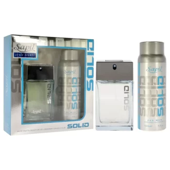 Sapil Solid Blue Perfume Gift Set For Men (Perfume 100ml+Deo 200ml) Luxury Gift Set Eau de Parfum - 300 ml  (For Men) - Image 3