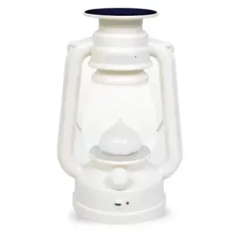 LED Solar Lantern, Pack of 1 Solar Garden Lantern,Rechargeable LED Flameless Lantern with Dual Charging Support Battery and Solar Operated Electric Lantern for Christmas, Diwali