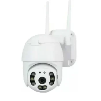 Double Antenna 1080p WiFi Auto Recording Night Vision HD CCTV Camera 2-Way Audio Security Camera  (128 GB, 1 Channel)