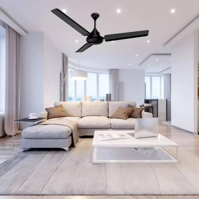 SIRON Decorative BLDC 1200mm Energy Saving with Remote Control 5 Star Ceiling Fan (Black, Pack of 1) With 5 Year Warranty - Image 7