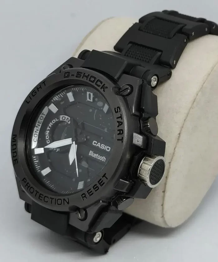Stylish Swiss Analog-Digital Watch BT Black - Image 2