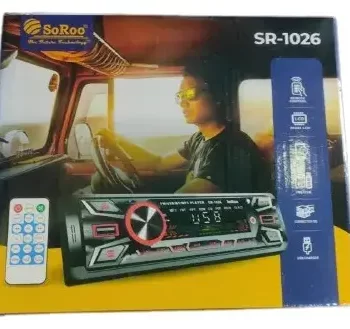 SoRoo SR-1026 CAR Stereo Mini Bluetooth Car Stereo/FM /MP3/ AUX/USB/BT/SD-MMC Car Stereo (Single Din)