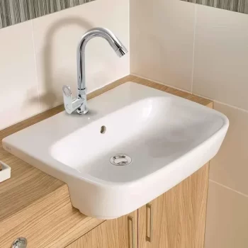 ORNAMIX Smart Brass Swan Neck Pillar Cock/Swinging Spout Tap for Wash Basin/Kitchen Table/Deck Mounted/Shiny Chrome Plated Quarter Turn - Image 3