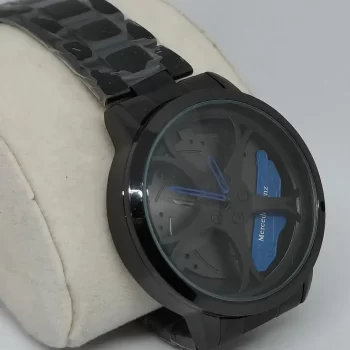 Car Wheel Watch ,Rotating Fashion Sport Watches - Blue - Image 3