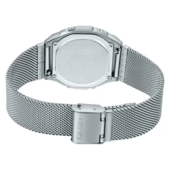 Vintage Watch Mesh (A1000M-1BEF) Digital Silver Watch - Image 2