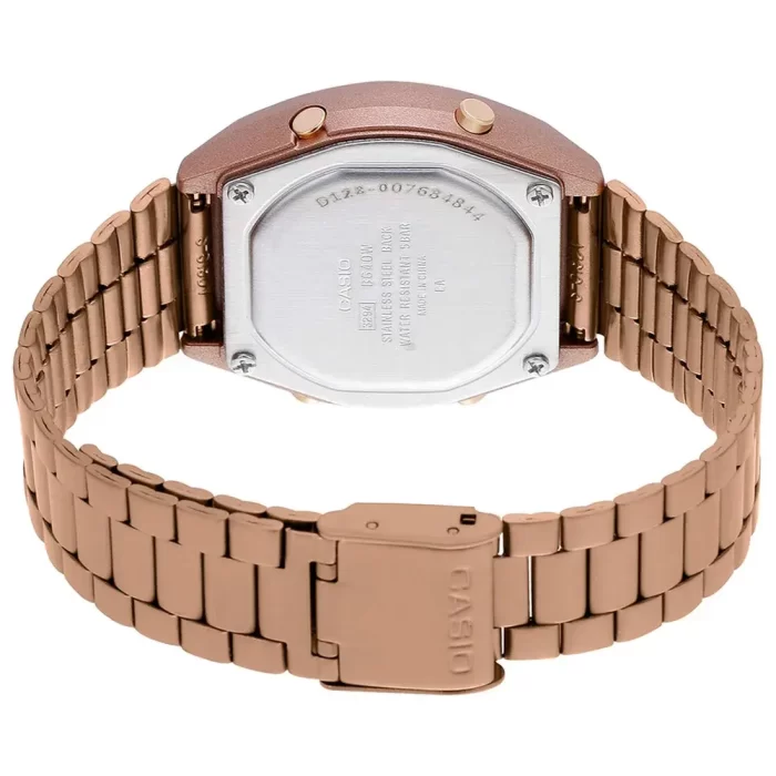 Rose gold watches for women - Digital Rose Gold Dial Women's Watch-B640WC-5ADF - Image 6