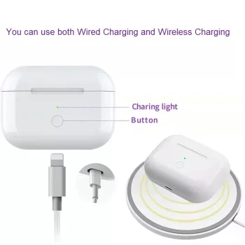 AirPods Pro USA (2nd Generation) Best Quality Earbuds with MagSafe Charging Box & Wireless Charger with Warranty - Image 8
