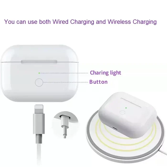 AirPods Pro USA (2nd Generation) Best Quality Earbuds with MagSafe Charging Box & Wireless Charger with Warranty - Image 8